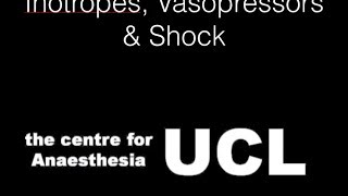 Inotropes Vasopressors amp Shock [upl. by Maxfield]