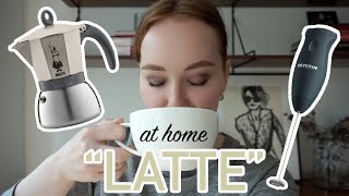 HOW TO MAKE A quotLATTEquot AT HOME moka pot  frother [upl. by Rudyard174]