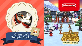 Animal Crossing Pocket Camp  Cranstons Temple Cookie [upl. by Karleen]