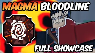 Magma Bloodline FULL SHOWCASE  Shindo Life Magma Showcase  Review [upl. by Julita]