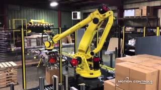 MultiProduct MultiLine Robotic Palletizer [upl. by Alyakam]