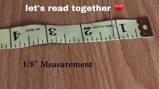 How to read a tape measureEasy method [upl. by Omik]