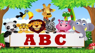 ABC ANIMALS SONG FOR CHILDREN  Music for Kids  Baby Learning Songs [upl. by Nibuz]