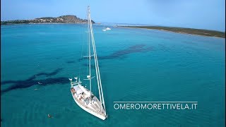 Vacanze in barca a vela  Sardegna e Corsica viste dal drone [upl. by Ayrotal130]