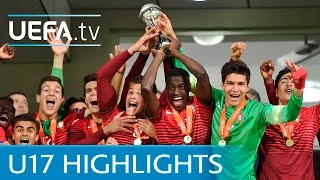 UEFA Under17 final highlights Portugal v Spain [upl. by Fang]