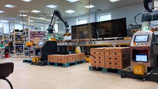 Heavy Duty Palletizer  Collaborative Robots  PalletizHD [upl. by Niajneb]