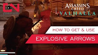 AC Valhalla How to Get amp Use Explosive Arrow  Incendiary Powder Trap [upl. by Roid460]